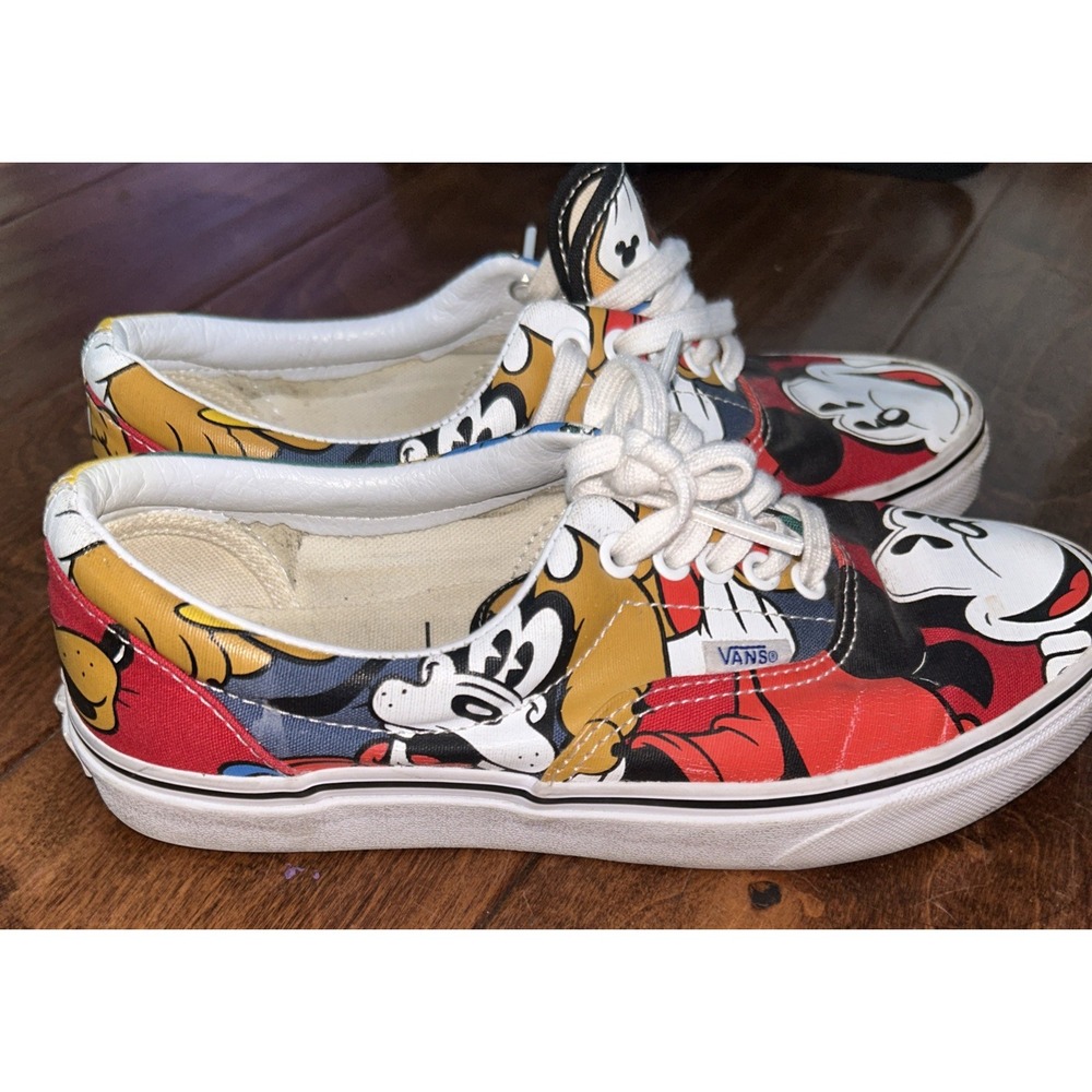 Vans Off The Wall Unisex X Disney Mickey Mouse &‎ Friends Era Shoes M7/W8.5 Used - Picture 2 of 8